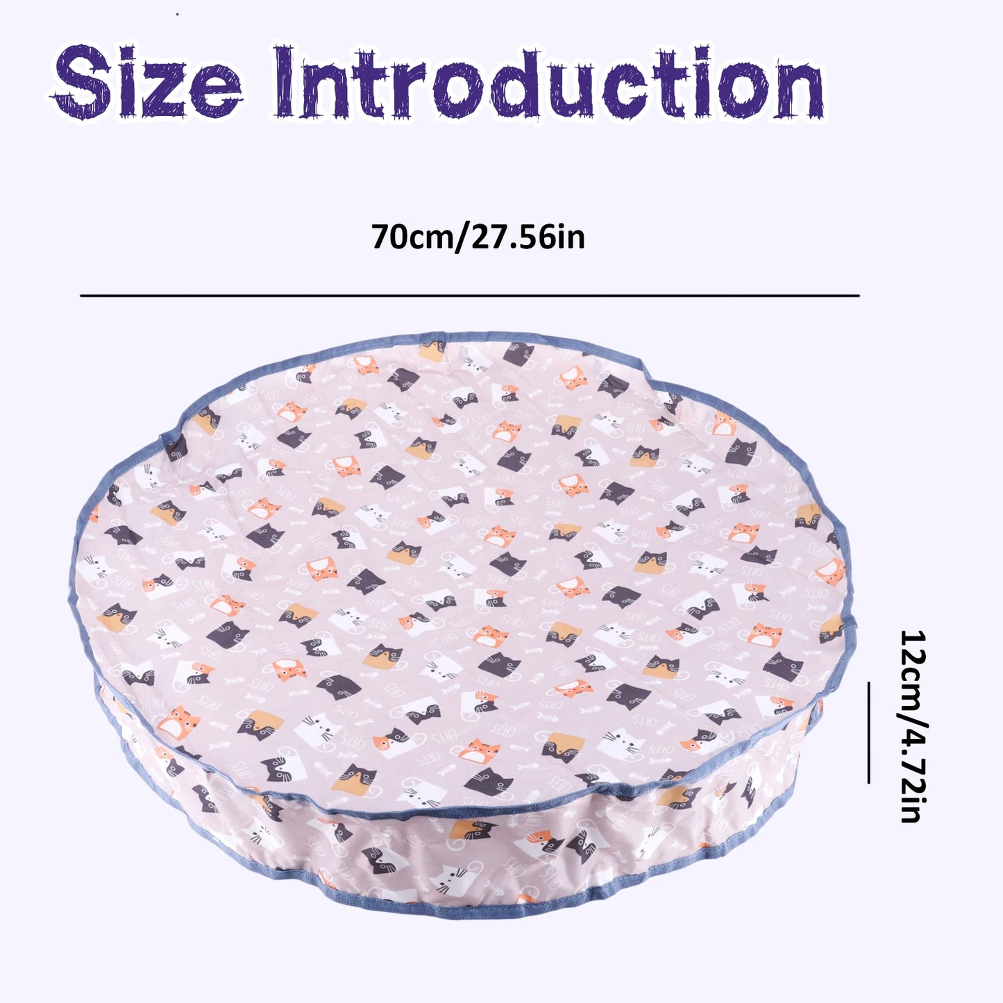 Interactive Cat Toy Ball Fast Rolling in Pouch Bite Resist Mouse Catching Game for Indoor Cats Motion Activate Chirping Cat Toy