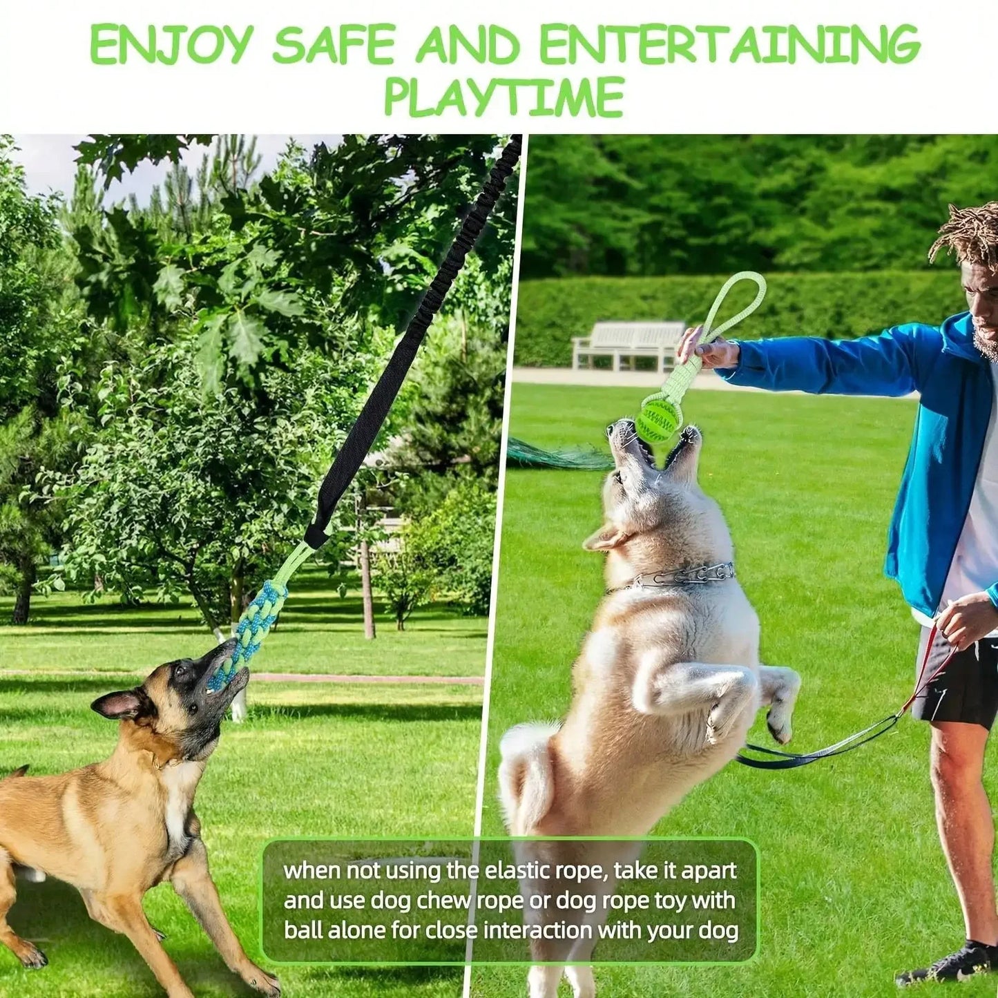 3Pcs Pet Dog Toys for Large Small Dogs Toy Interactive Cotton Rope and Ball Dogs Teeth Cleaning Chew Toy Pet Accessories