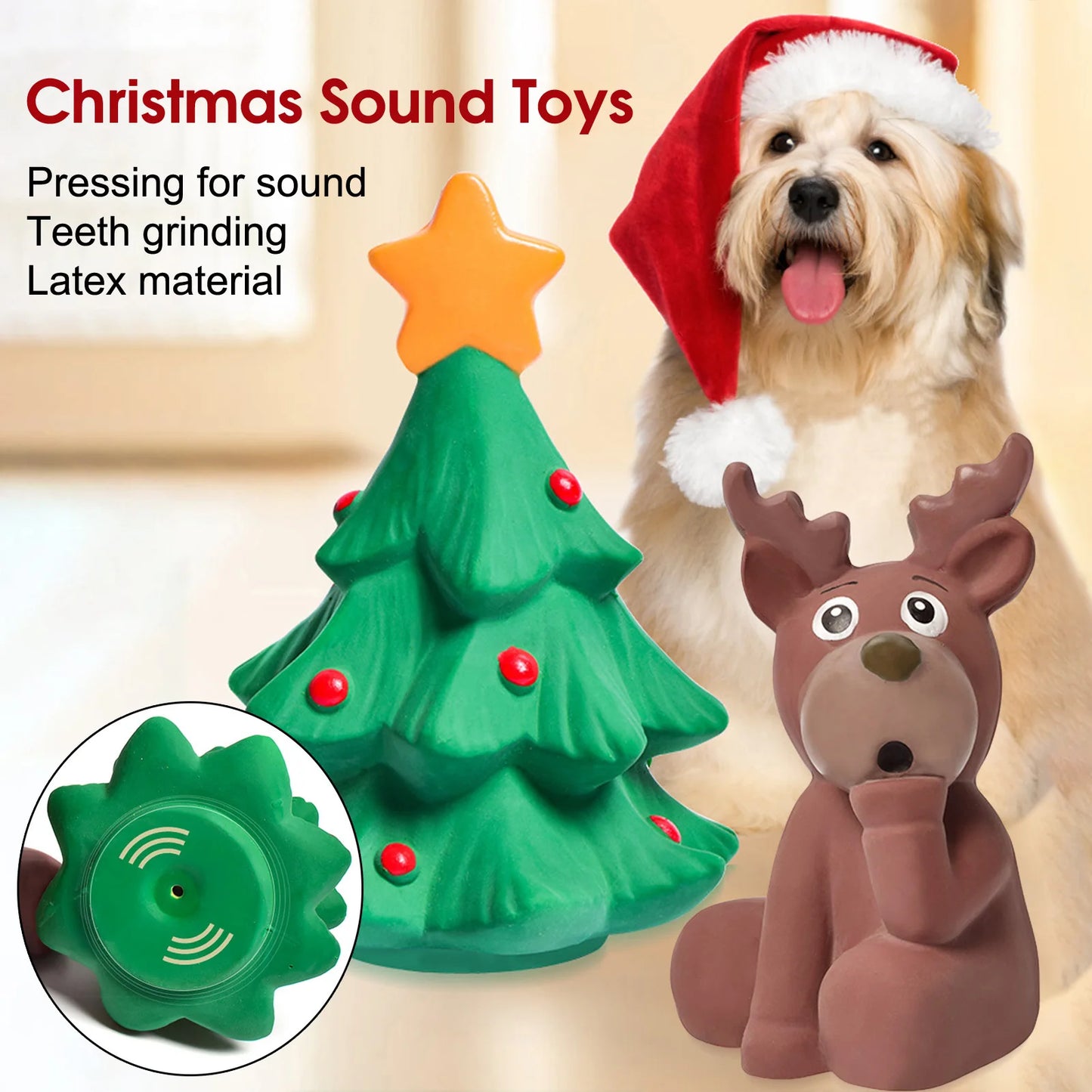 Interactive Dog Latex Chewing Toys Funny Shape Attention Boosting Design Pet Teething Toy Suitable for Small Medium Dogs MIAO
